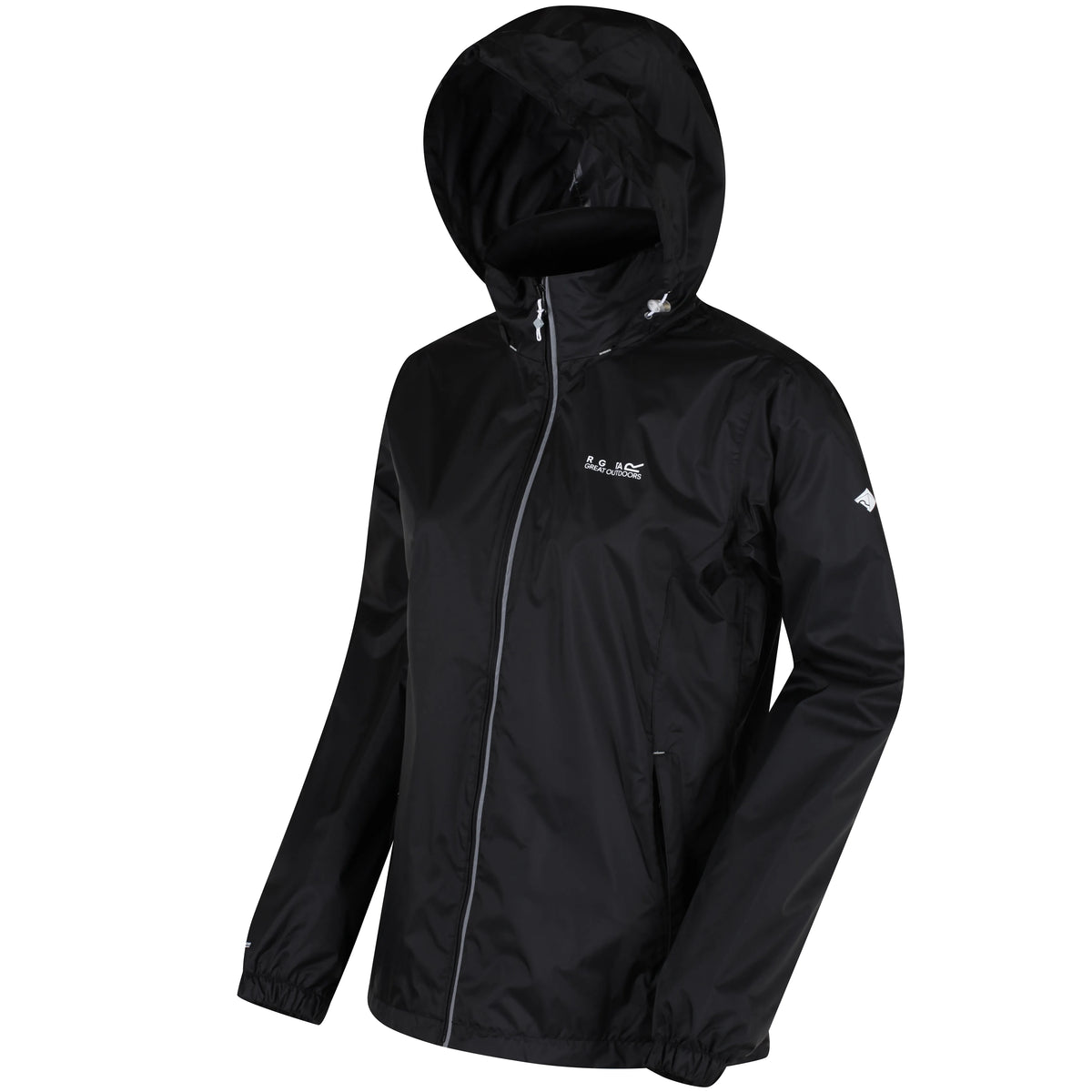 Regatta Women's Corinne IV Lightweight Waterproof Packaway Walking Jacket Black