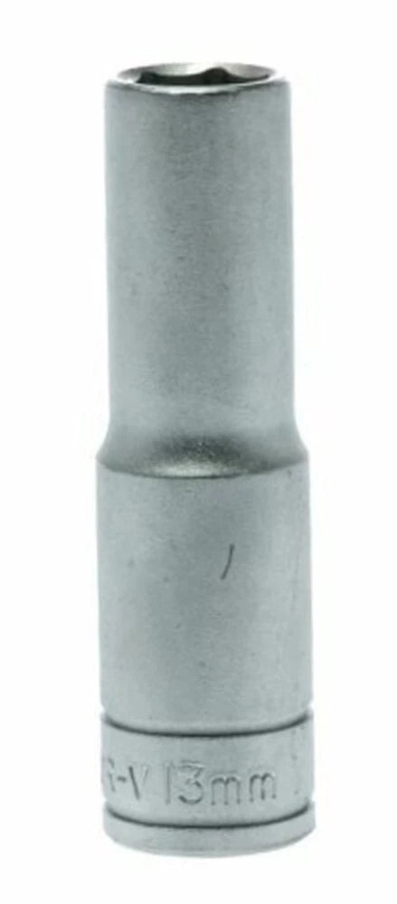 Teng Tools M1206136‑C ½″ Drive 6‑Point Deep Socket - 13 mm Metric