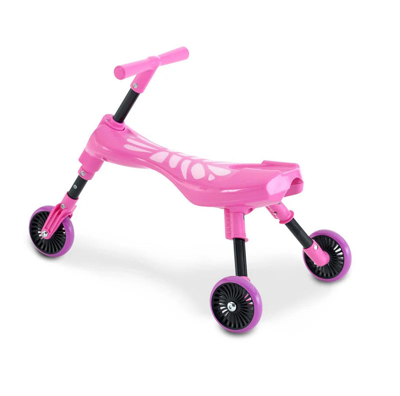 Scuttlebug Pink Butterfly Ride-On Trike - Folding Toddler Trike (8603)
