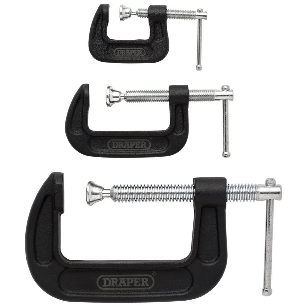 Draper Heavy Duty G-Clamp Set (3 Piece)