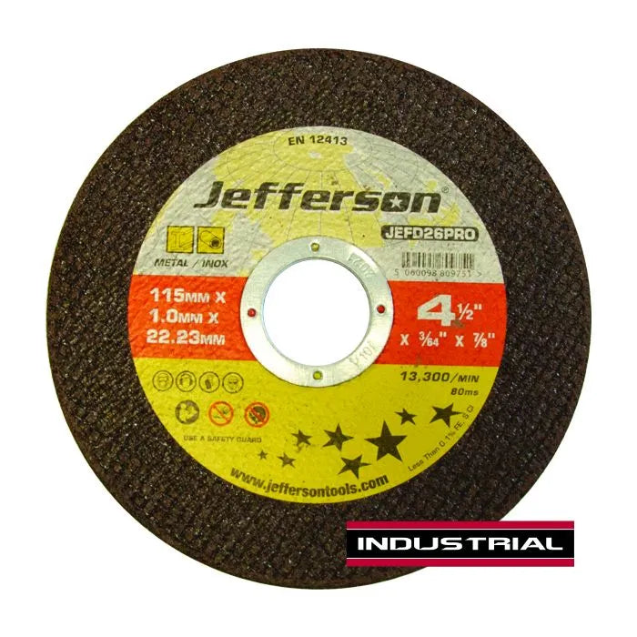 Jefferson 4.5'' x 1mm Stainless Steel Cutting Disc