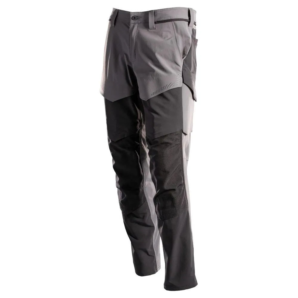 Mascot Ultimate Stretch Trousers with Kneepad Pockets Grey/Black