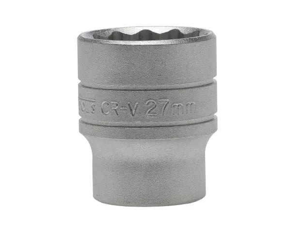 Teng Tools 12 Drive 27mm Standard Socket, 12-Point