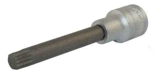 Teng Tools M122805-C 1/2" Long XZN Bit Socket - Size 5, 100mm, Satin Finish