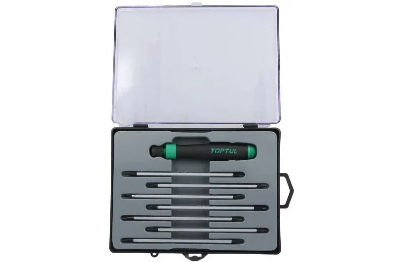 TOPTUL Set of Screwdrivers 8pcs GAAW0804 - 14-in-1 Phillips & Torx Driver Set