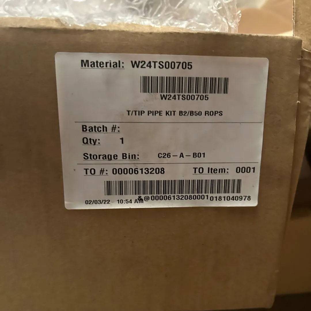 Trailer Tip Pipe Kit Kubota B2/B50