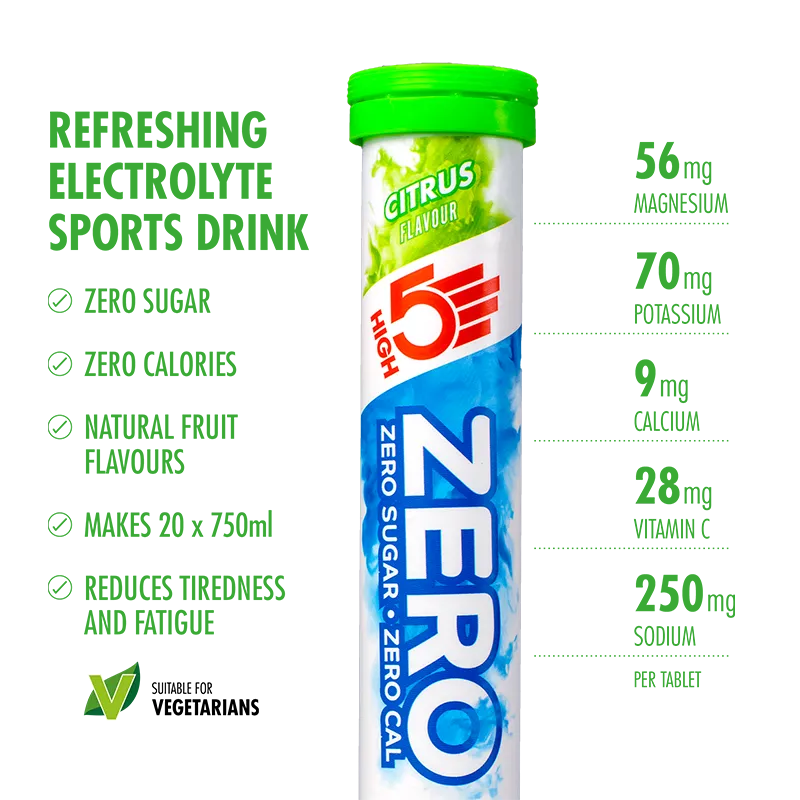 ZERO Hydration Tablets Variety Pack - Citrus, Berry, Orange & Echinacea | Sugar-Free Electrolyte Boost