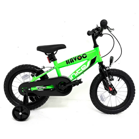 Ignite Vantage Matt Black/Neon Orange 24" Bike - 18-Speed Shimano Gears with V-Brakes & Front Suspension