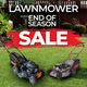 Lawnmower End of Season Sale