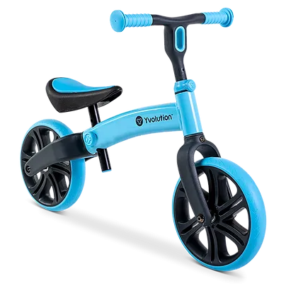 Yvolution Velo Junior Balance Bike Blue | Adjustable for Ages 18 Months to 3 Years