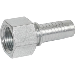 BSP Female 60 Degree Cone Fitting - 1/4" Hose x 3/8" BSP Zinc Passivated
