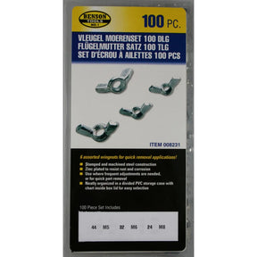 Benson Butterfly Nut Set 100 Piece