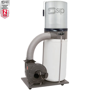 SIP 2HP Single Bag Dust Collector Package - 01992