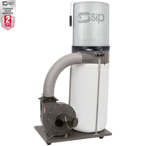 SIP 2HP Single Bag Dust Collector Package - 01992