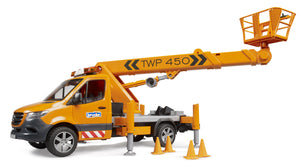Bruder MB Sprinter with work platform and Light + Sound Module