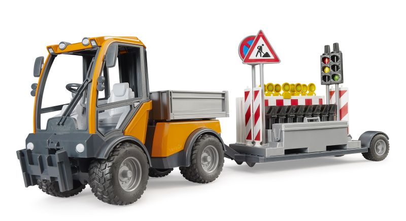 Bruder VarioCar with Traffic Safety Trailer