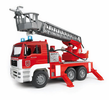 Bruder MAN TGA Fire engine with selwing ladder