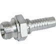 BSP Male Parallel 60 Degree Cone Fitting - 1/4" Hose x 3/8" BSP Zinc Passivated