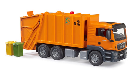 Bruder MAN TGS Garbage Truck Toy | Realistic Waste Management Play Vehicle