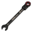 Draper Expert Hi-Torq Metric Flexible Head Ratchet Combination Spanner, 11mm, Black