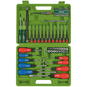 Draper Screwdriver, Socket & Bit Set 70 Piece