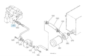 04816-00180 Kubota O Ring - Clutch, Front Axle & Hydraulic Seal for Compact Equipment