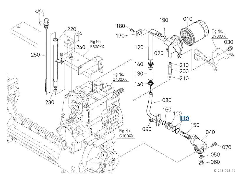 04816-00260 Kubota O Ring - Hydraulic Pump & Valve Seal for Tractors, Mowers & Excavators