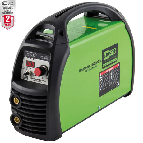 SIP HG2001DA ARC Inverter Welder - 200A, Lift-TIG Start, Generator-Friendly, Portable & Compact