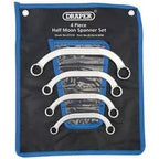 Draper Half Moon (obstruction) Ring Spanner Set (4 Piece)