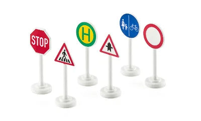 SIKU Traffic Signs Set - Metal & Plastic Parts for Realistic Play