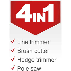 Scheppach PMT520 Petrol Garden Multi Tool