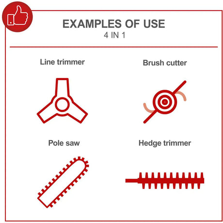 Scheppach PMT520 Petrol Garden Multi Tool