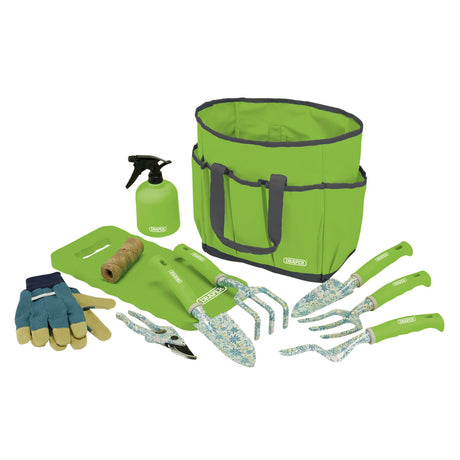 Draper Garden Tool Set With Floral Pattern 08999 (11 Piece)