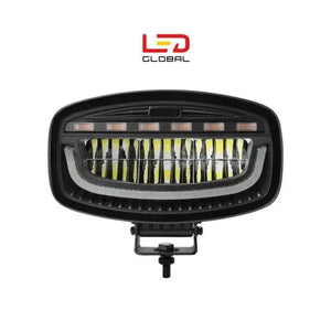 LED Global 10 Inch LED Driving Light with Dual Colour Position & Amber Strobe - LG934