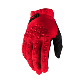 100% Geomatic Red MTB Gloves