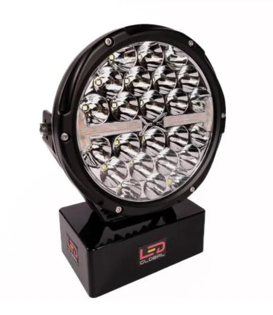100W LED Driving Light with White Park Light & Amber Strobe - LG827