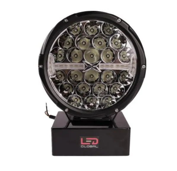 100W LED Driving Light with White Park Light & Amber Strobe - LG827