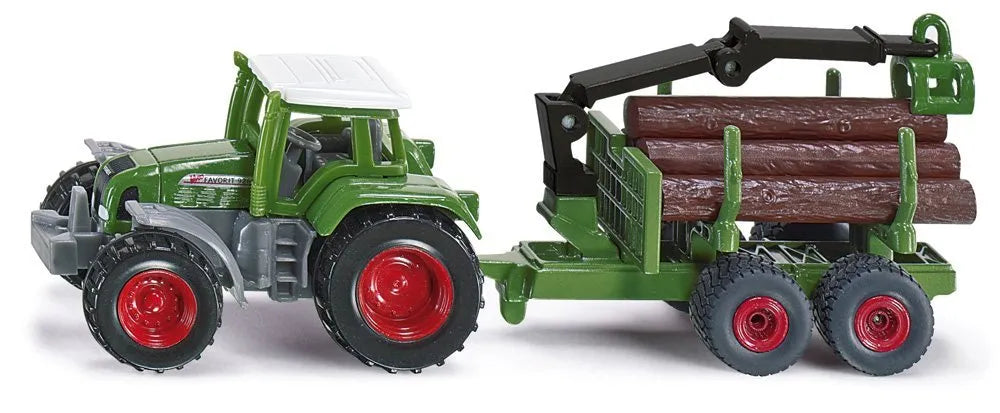Siku Fendt Tractor with Forest Trailer 1:87