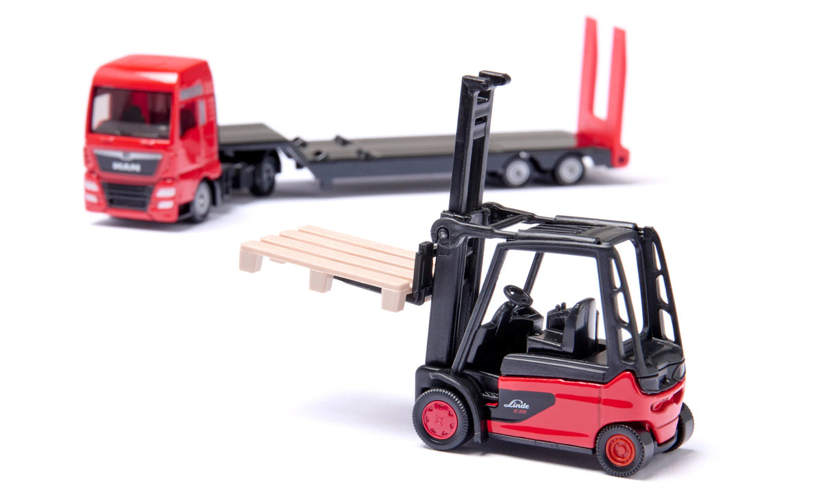 Siku MAN Truck with Linde Forklift 1:87
