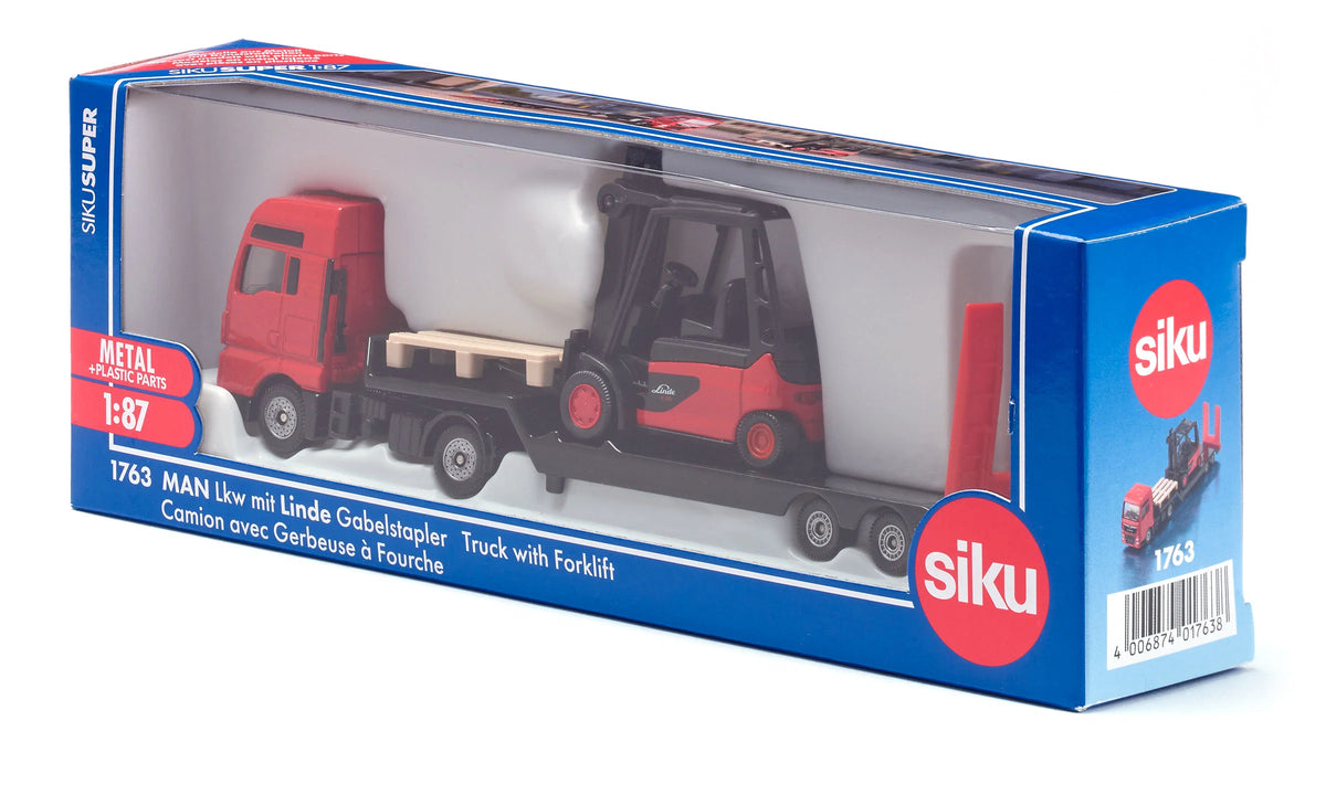 Siku MAN Truck with Linde Forklift 1:87