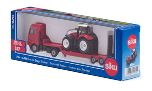 Siku MAN truck with Steyr tractor 1:87