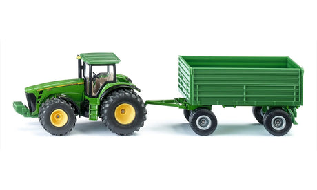 SIKU John Deere 8000 Series Tractor with Tipping Trailer Toy - 1:50 Scale | SIKUFARMER Series