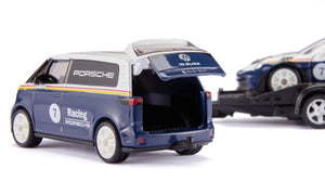 Siku VW Buzz with Porsche 911 GT3 RS 1:50