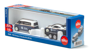 Siku VW Buzz with Porsche 911 GT3 RS 1:50