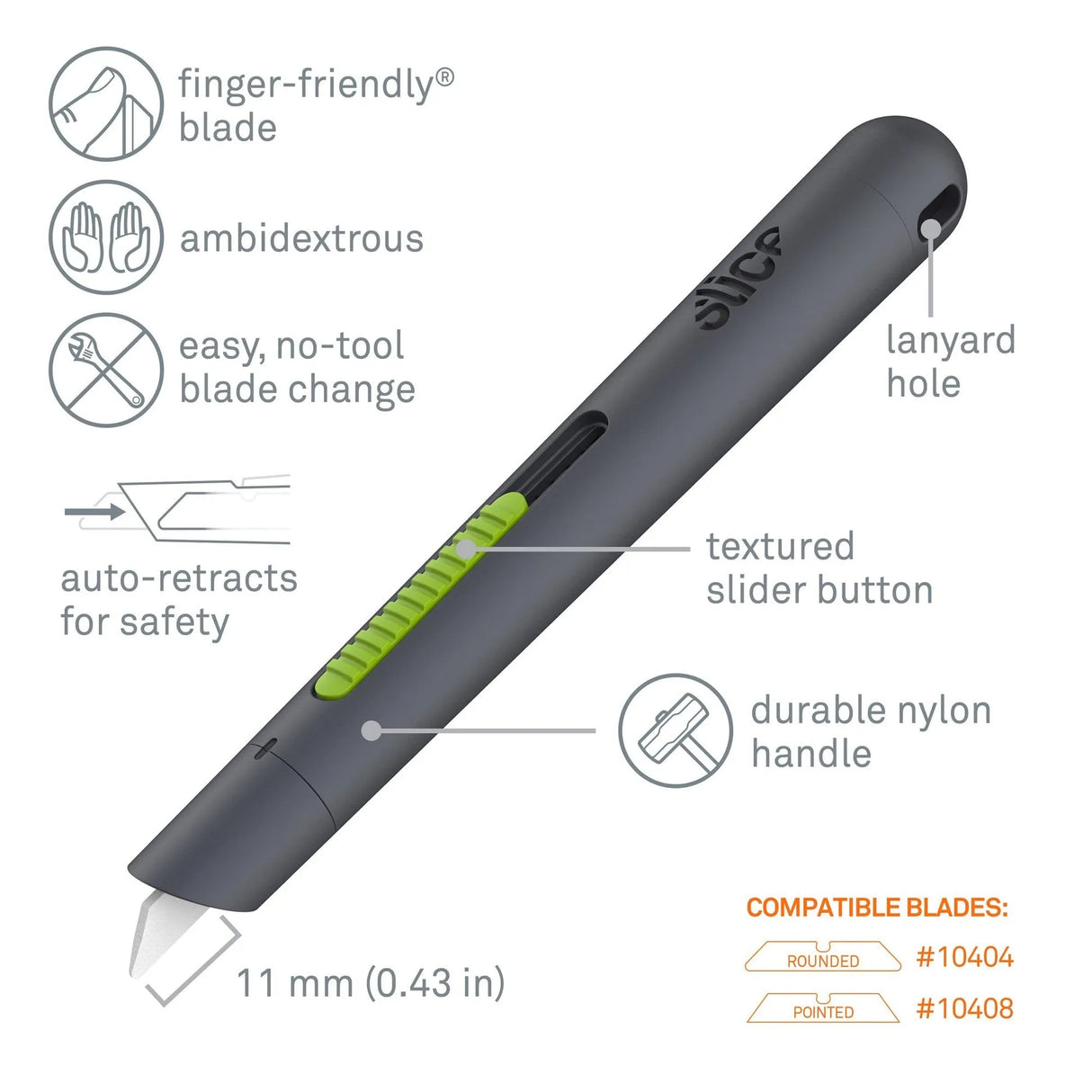 Slice Auto-Retractable Pen Cutter