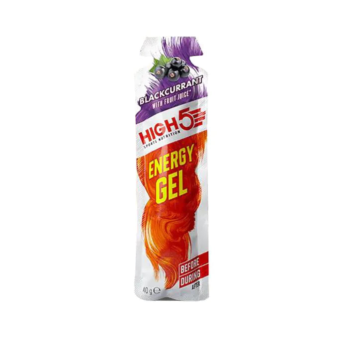 High5 Energy Gels – 23g Carbs, Natural Fruit Juice, Vegan-Friendly