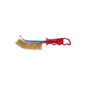 SWP Mild Steel Scratch Brush - Red Handle | Rust & Paint Removal