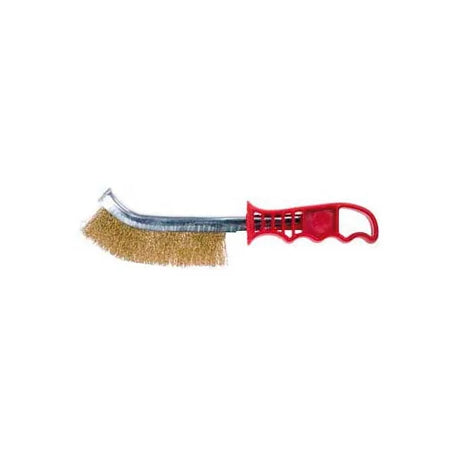 SWP Mild Steel Scratch Brush - Red Handle | Rust & Paint Removal