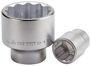 Teng Tools 1" Drive 12 Point Regular Metric Sockets (Sold Separately) - 36mm