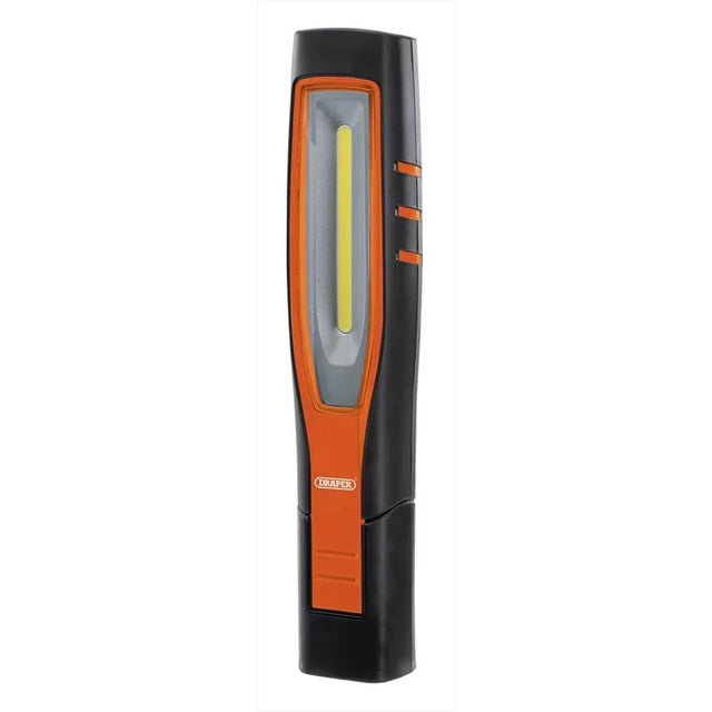Draper COB/SMD Led Rechargeable Inspection Lamp 7W, 700 Lumens, Orange